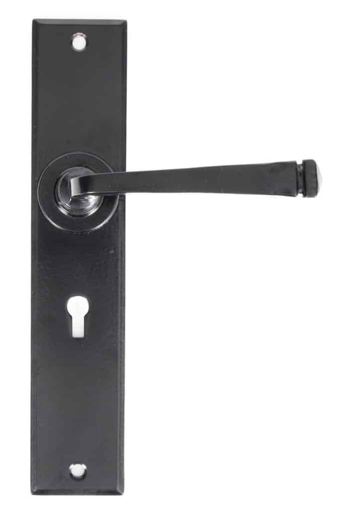 Black Large Avon Lever Lock Set 1