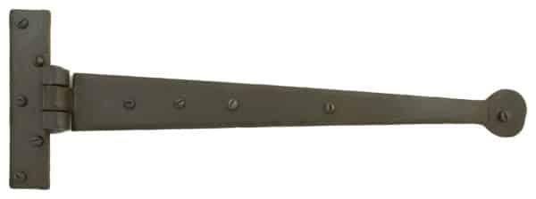 Beeswax 15" Penny End T Hinge (pair) 1