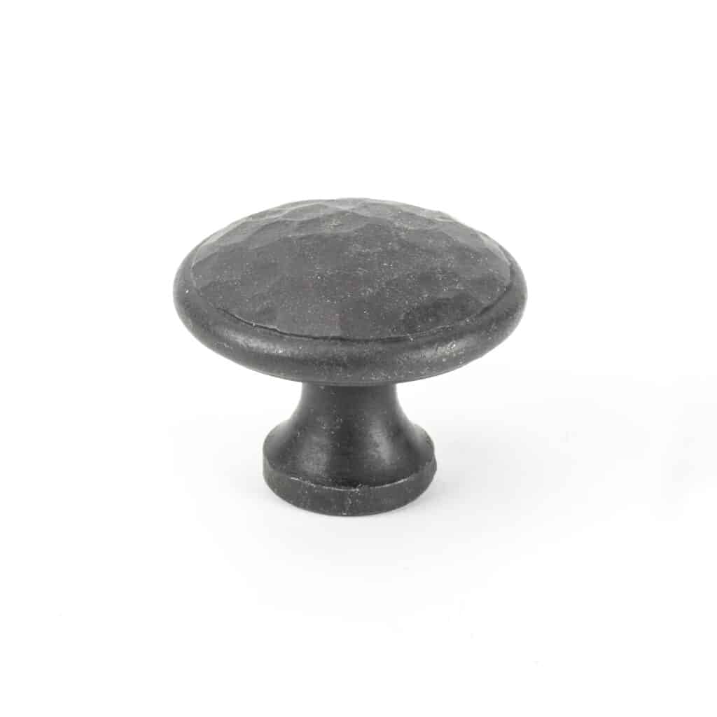 Beeswax Hammered Cabinet Knob - Large 1