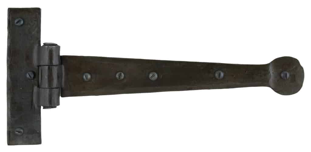Beeswax 9" Penny End T Hinge (pair) 1