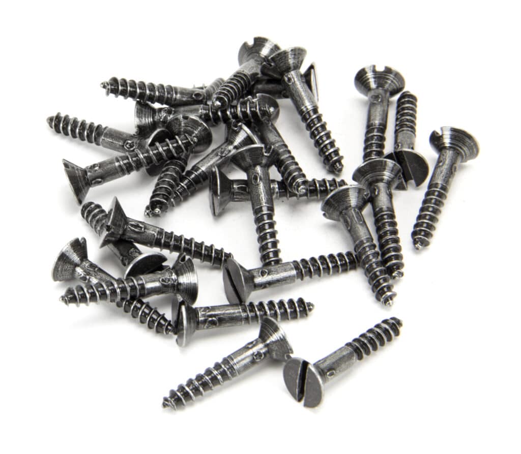 Pewter 6 x 1¼" Countersunk Screws (25) 1