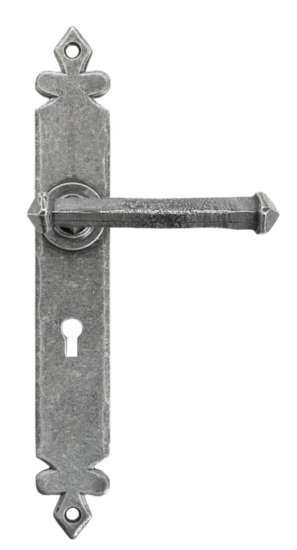 Pewter Tudor Lever Lock Set 1