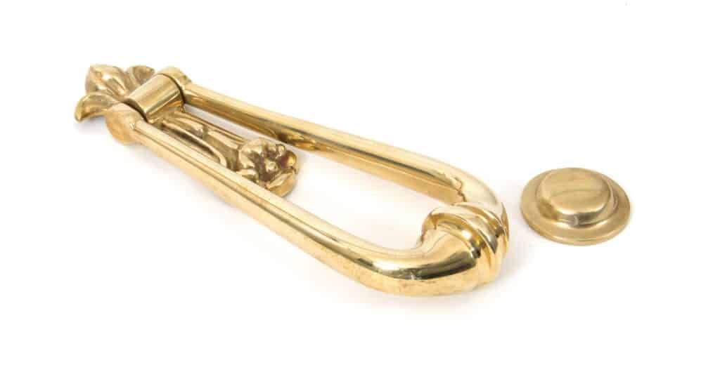 Polished Brass Loop Door Knocker 1