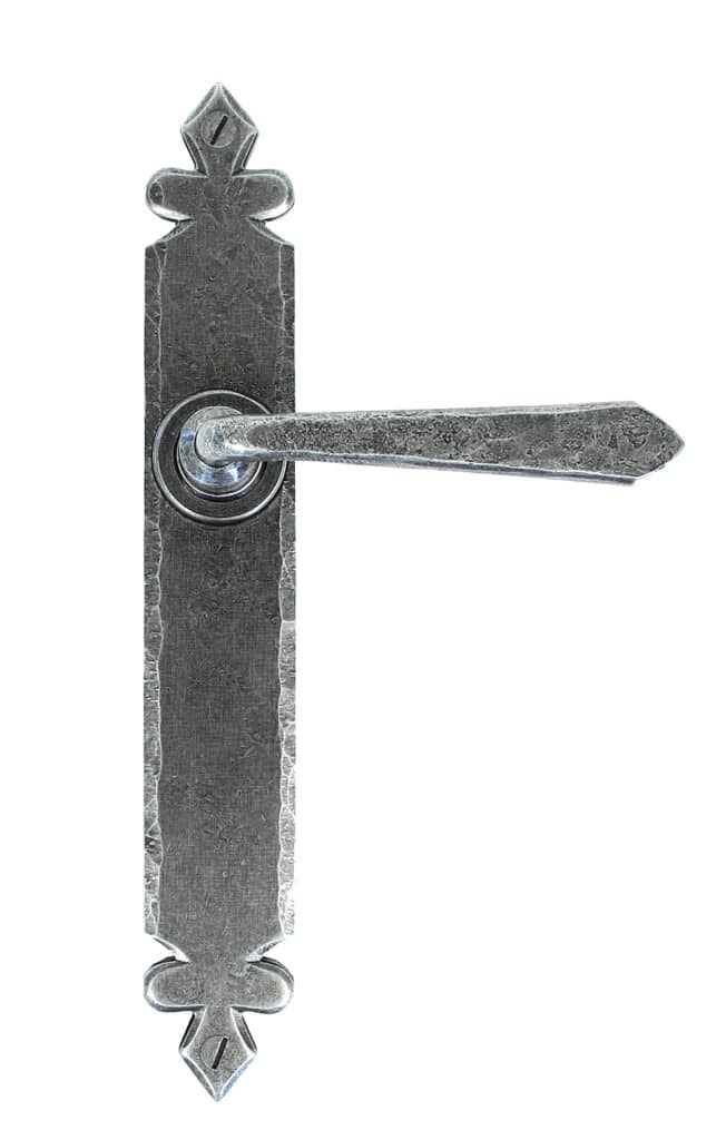 Pewter Cromwell Lever Latch Set 1