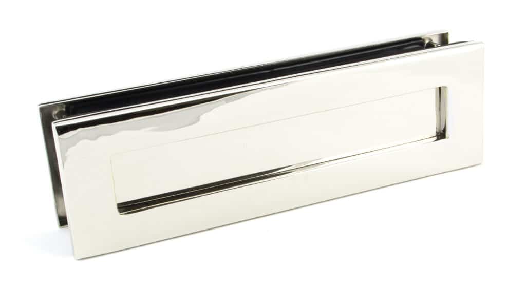 Polished Nickel Traditional Letterbox 1