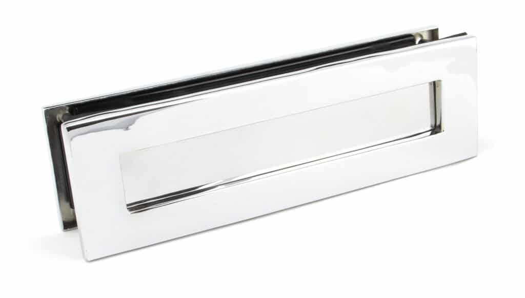 Polished Chrome Traditional Letterbox 1