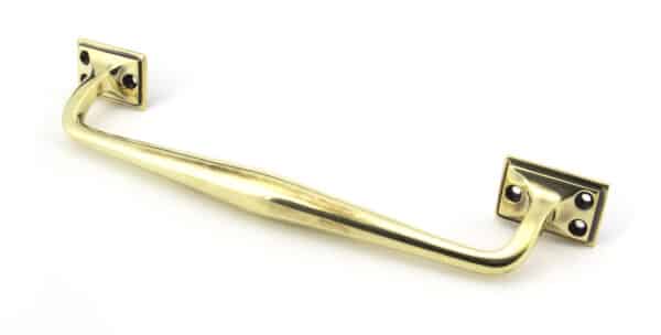 Aged Brass 300mm Art Deco Pull Handle 2