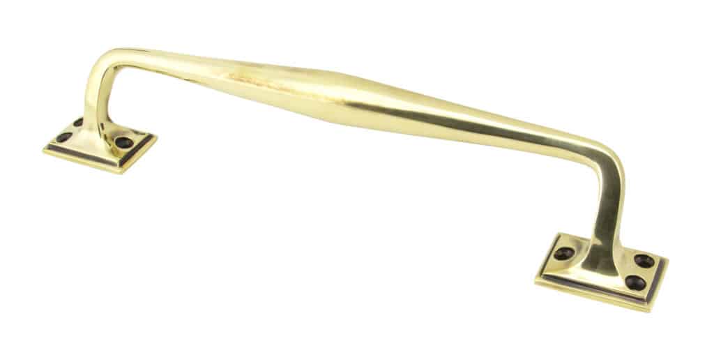 Aged Brass 300mm Art Deco Pull Handle 1