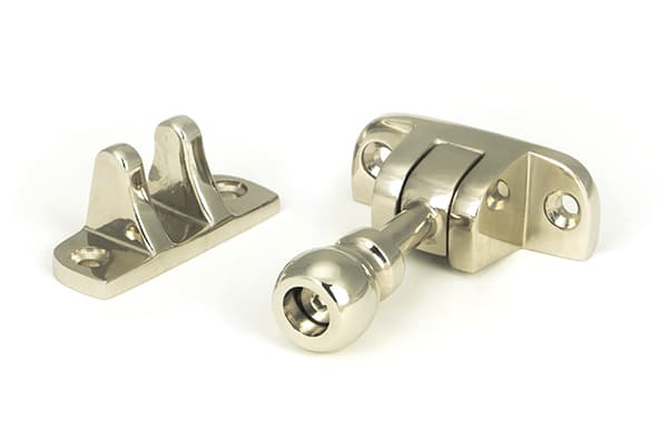 Polished Nickel Mushroom Brighton Fastener (Radiused) 2