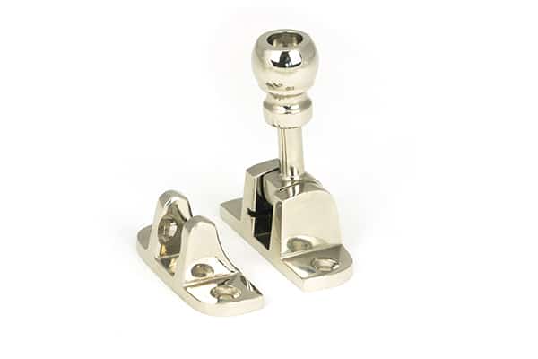 Polished Nickel Mushroom Brighton Fastener (Radiused) 1