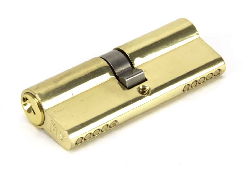 Lacquered Brass 40/40 5pin Euro Cylinder KA 1