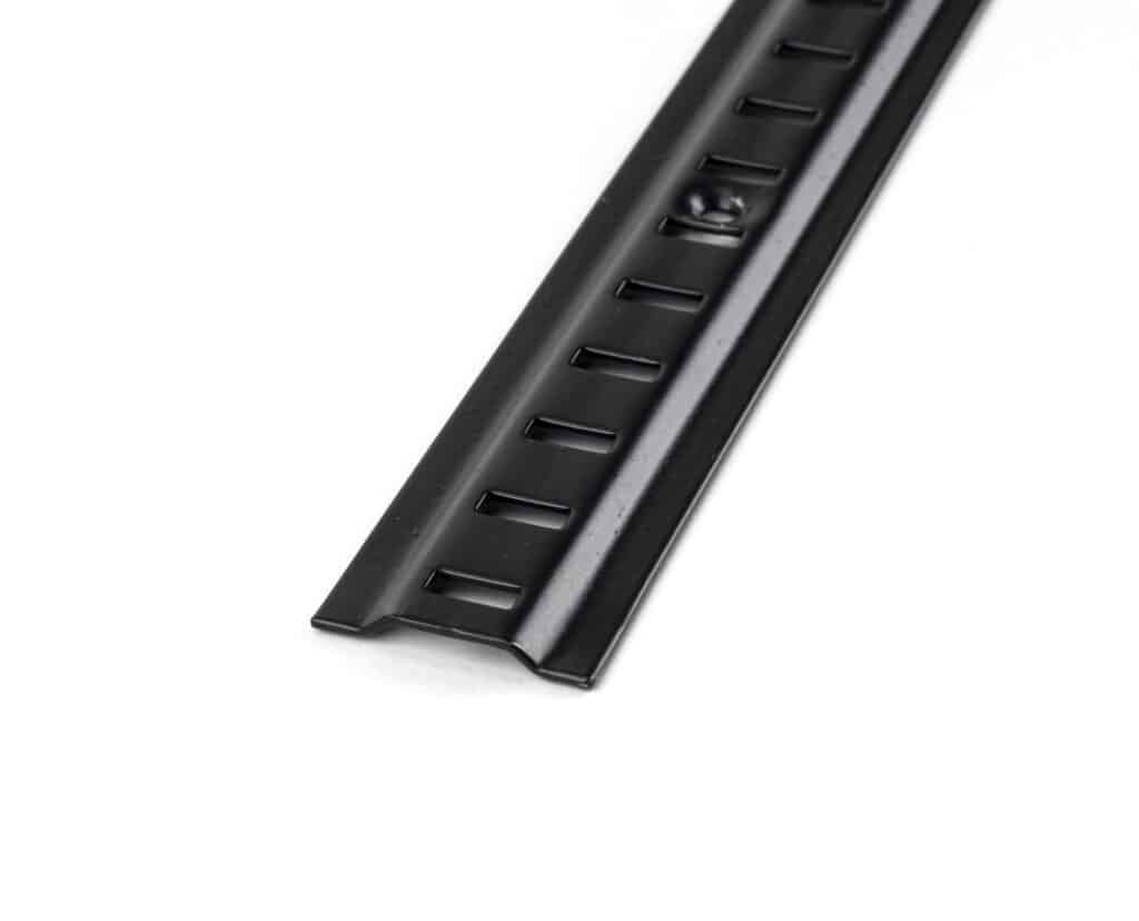 Black Double Stud for Raised Black Bookcase Strip 1
