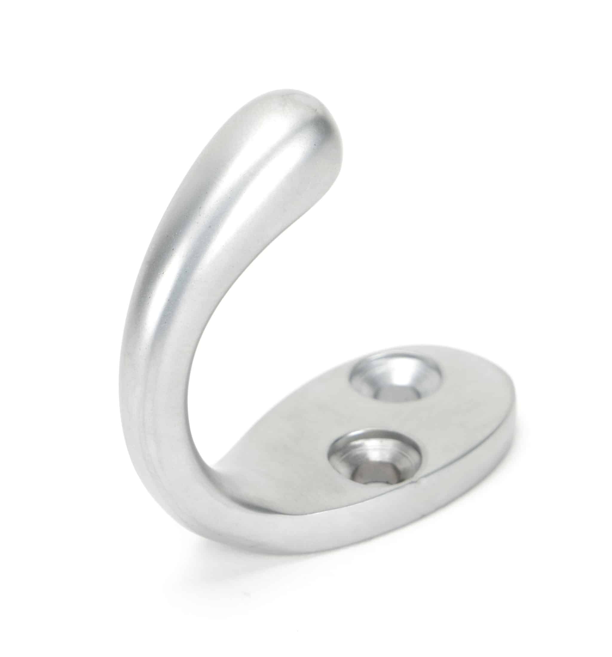 Satin Chrome Celtic Single Robe Hook 1
