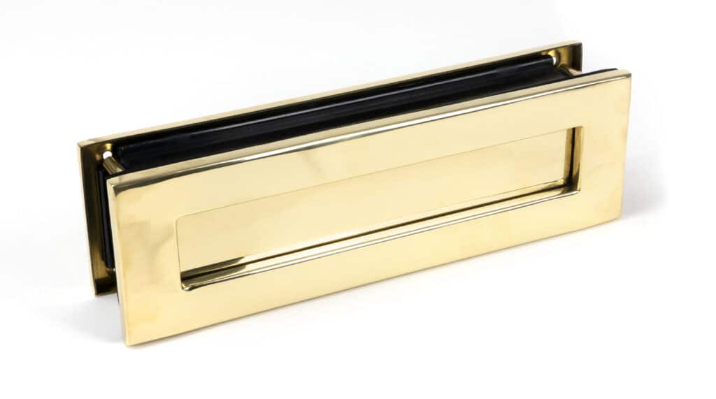 Polished Brass Traditional Letterbox 1