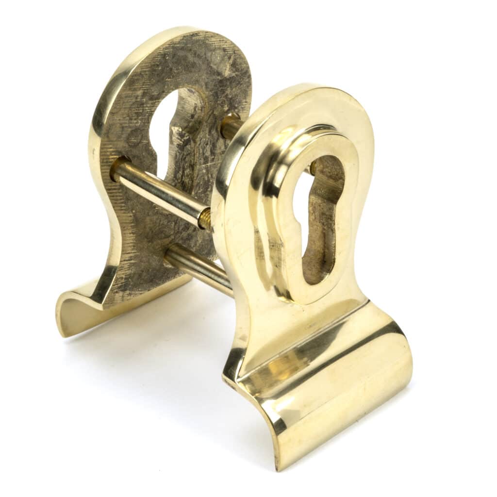 Polished Brass 50mm Euro Door Pull (Back to Back fixings) 1