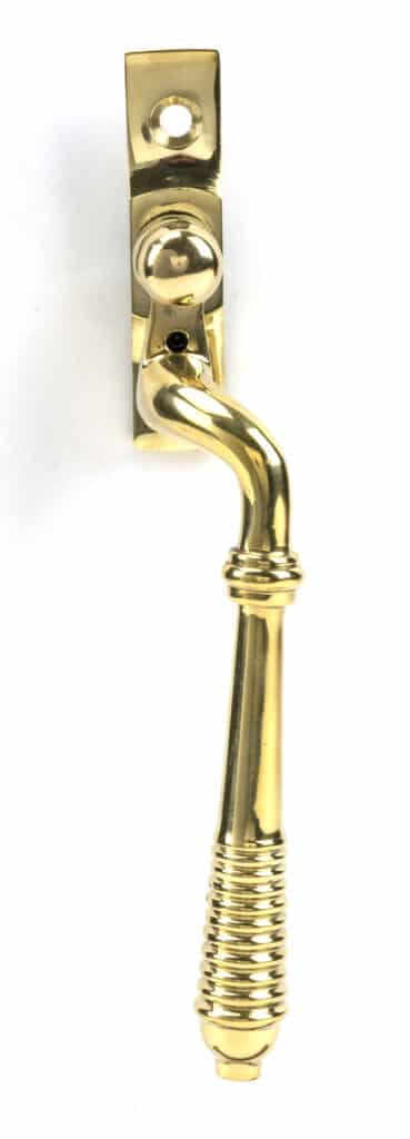 Polished Brass Reeded Espag - RH 1