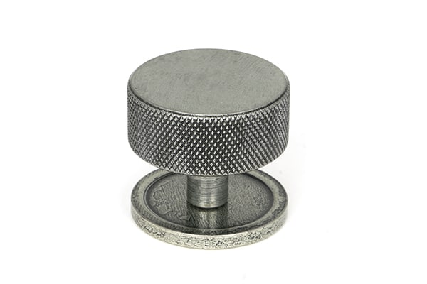 Pewter Brompton Cabinet Knob - 38mm (Plain) 1