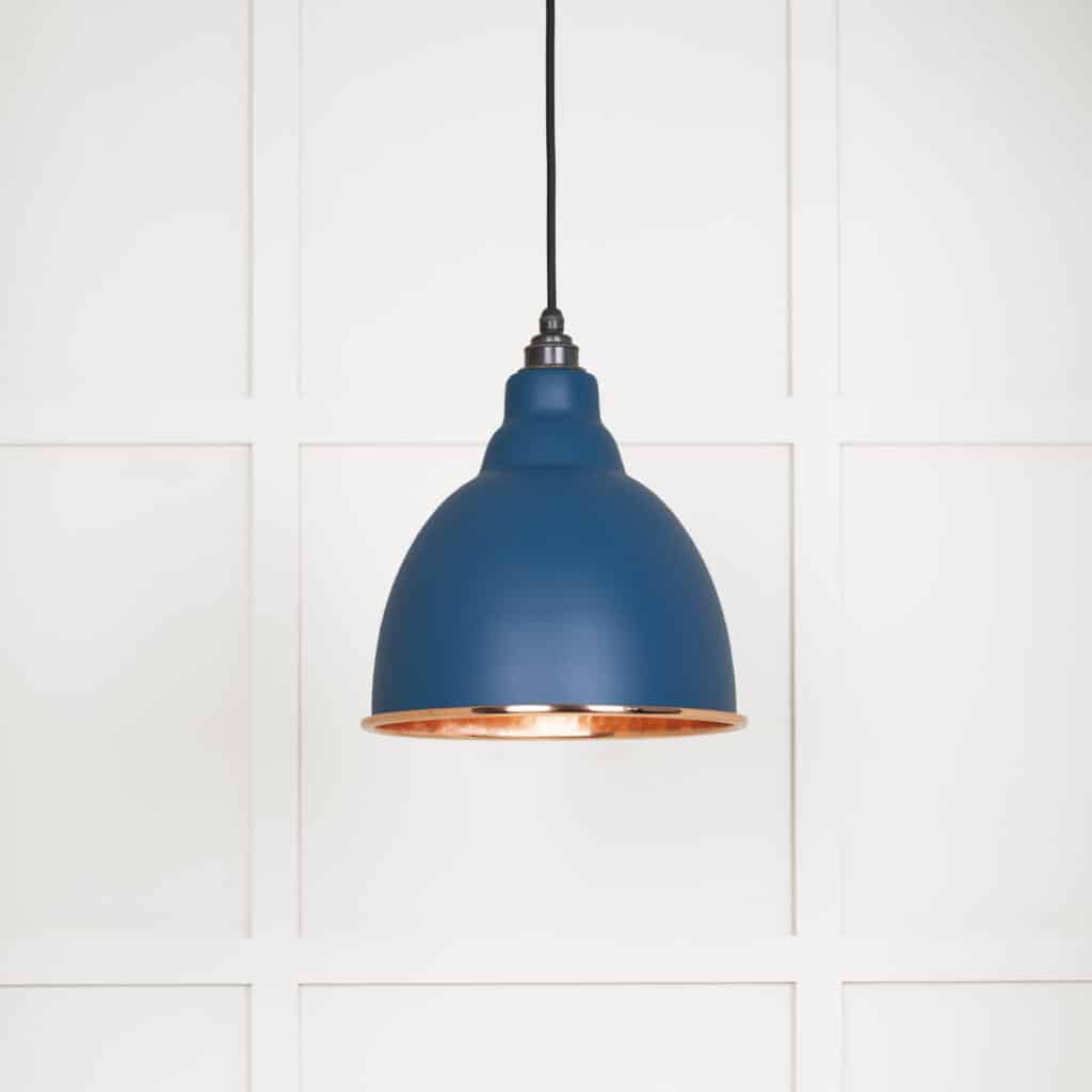 Hammered Copper Brindley Pendant in Upstream 1