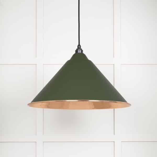 Hammered Copper Hockley Pendant in Heath 2