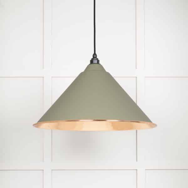 Hammered Copper Hockley Pendant in Tump 1