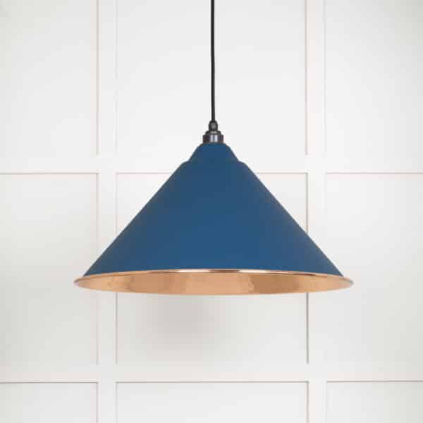 Hammered Copper Hockley Pendant in Upstream 2