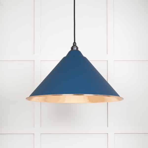 Hammered Copper Hockley Pendant in Upstream 1