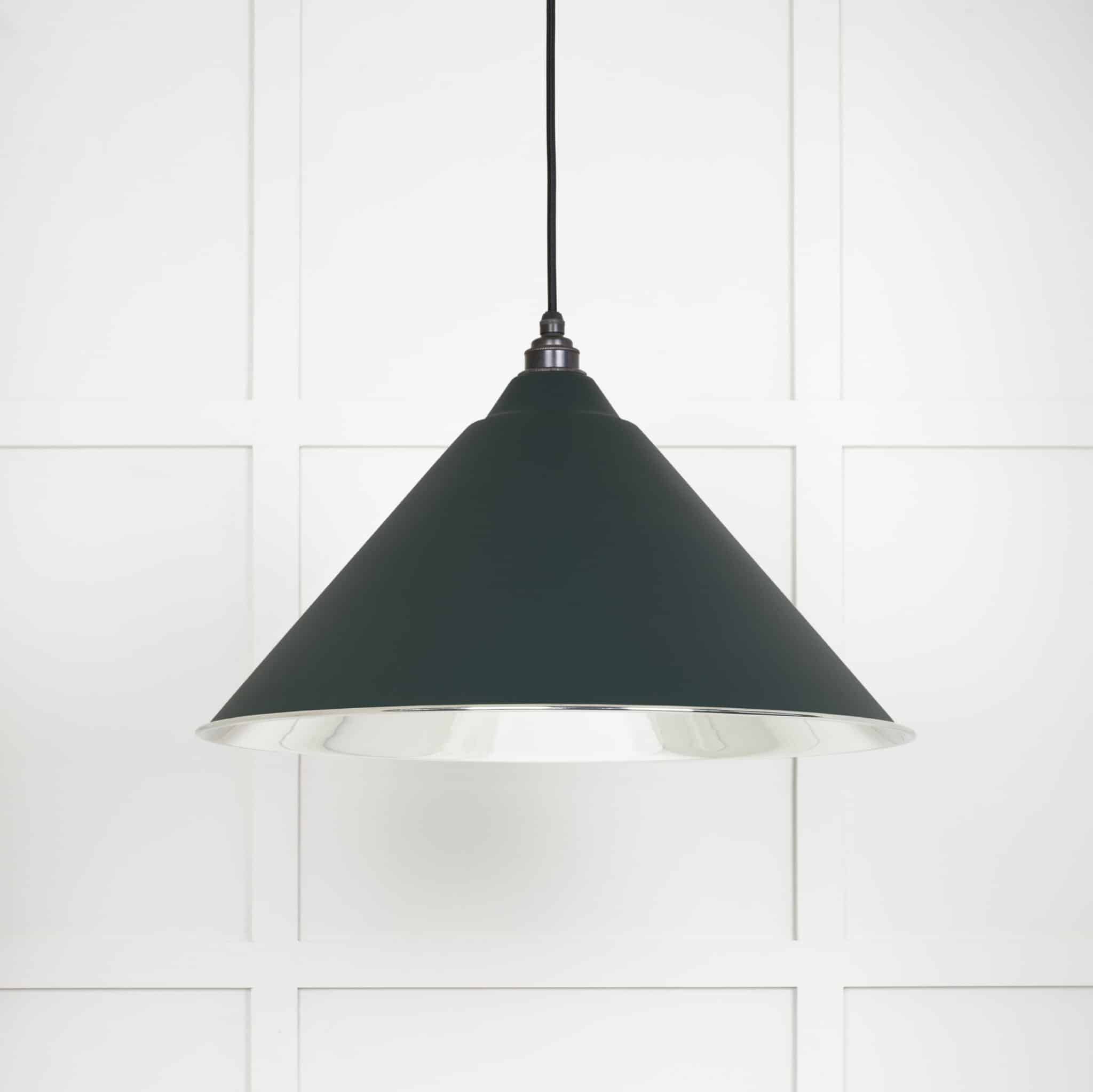 Smooth Nickel Hockley Pendant in Dingle 1