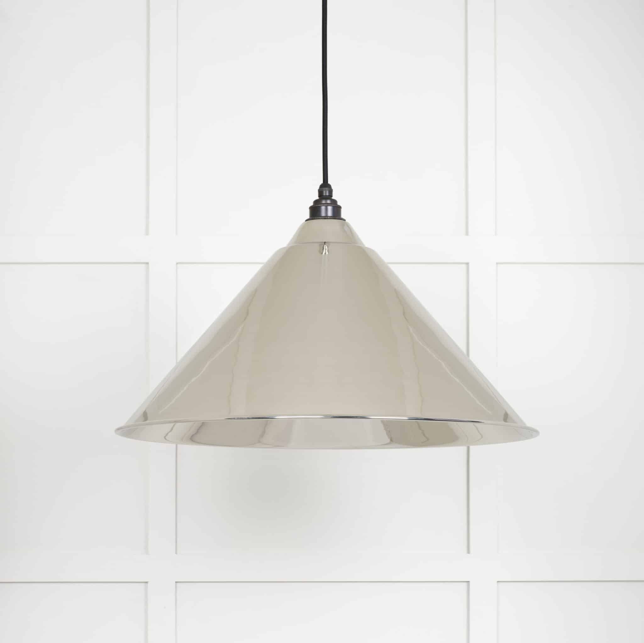 Smooth Nickel Hockley Pendant 2