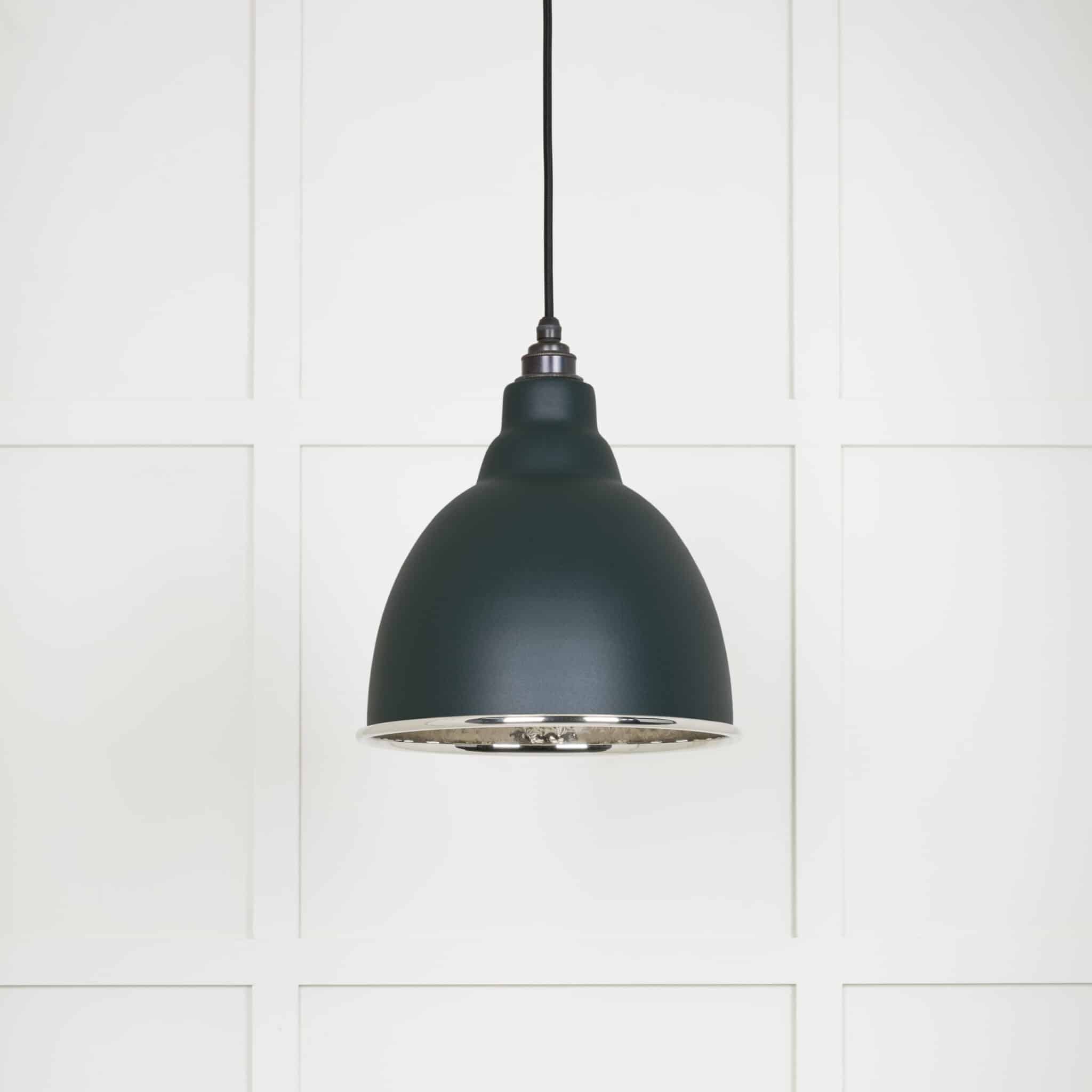 Hammered Nickel Brindley Pendant in Dingle 2