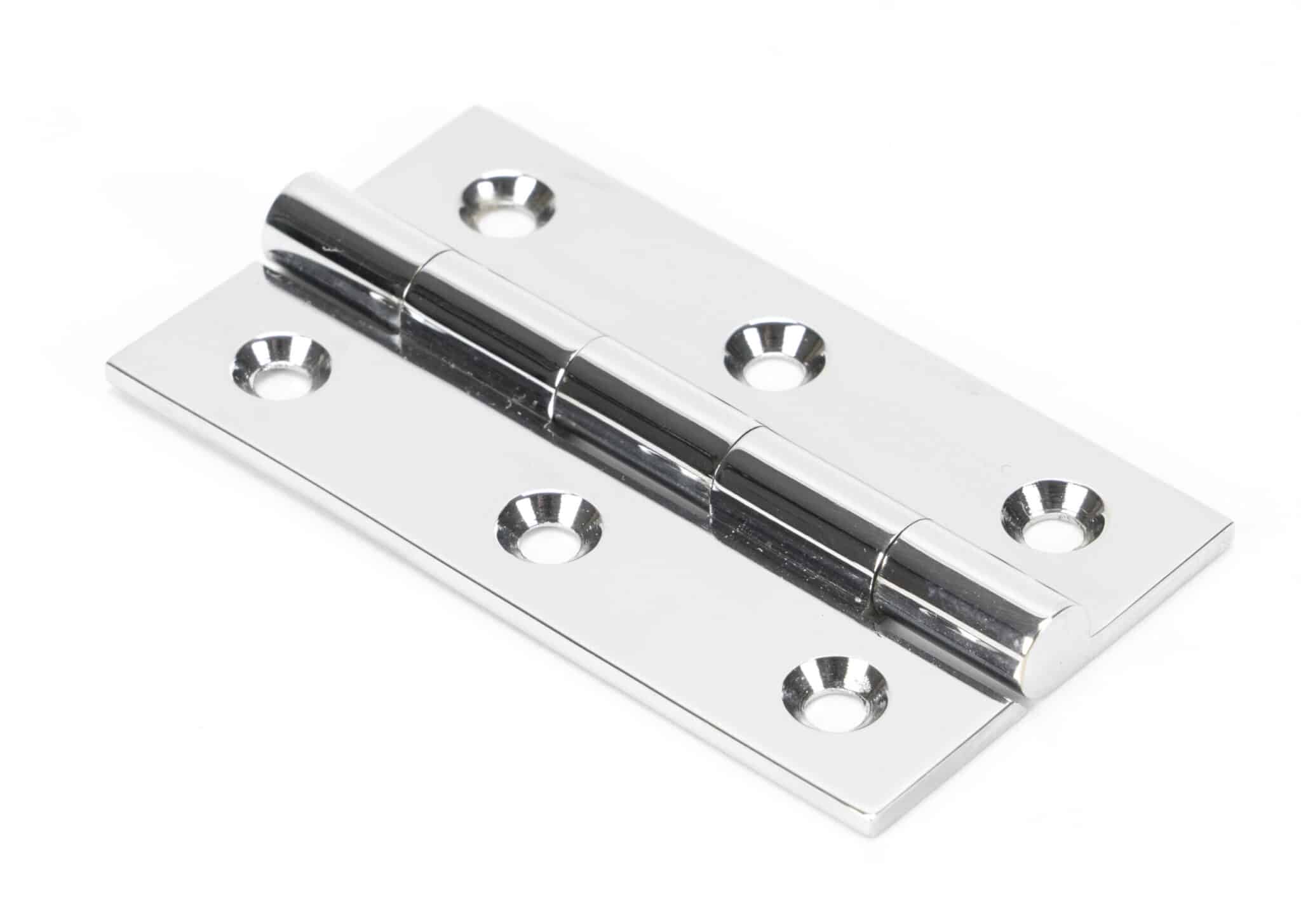 Polished Chrome 2.5" Butt Hinge (pair) 1
