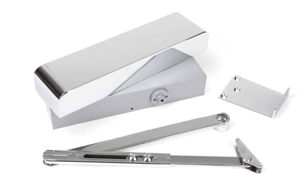 Polished Chrome Size 2-5 Door Closer & Cover 1