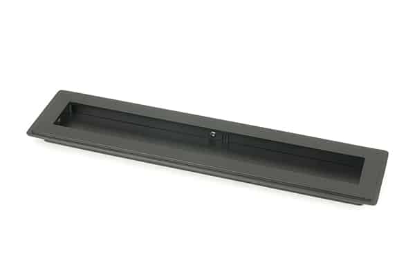 Matt Black 250mm Art Deco Rectangular Pull 1