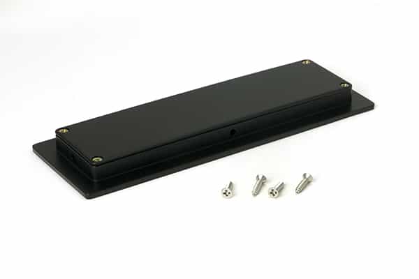 Matt Black 175mm Plain Rectangular Pull 2