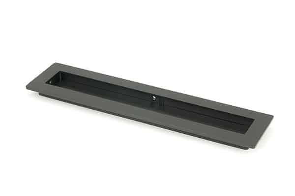 Matt Black 250mm Plain Rectangular Pull 1