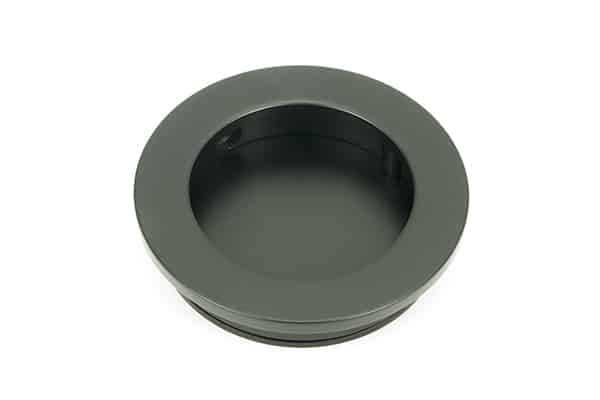 Matt Black 60mm Plain Round Pull 1