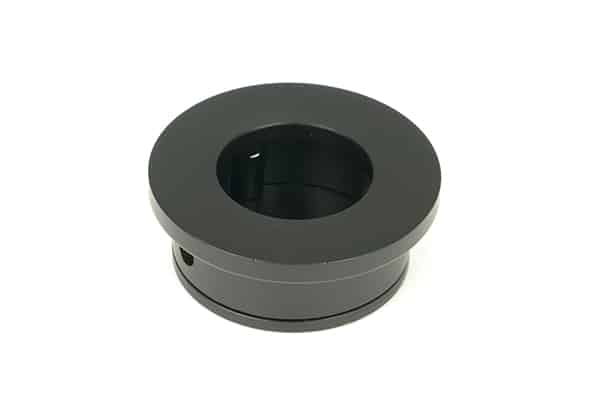 Matt Black 34mm Round Finger Edge Pull 1