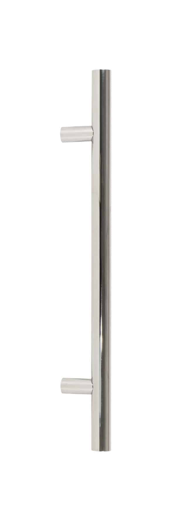 Polished SS (316) 0.6m T Bar Handle Bolt Fix 32mm Ã¸ 2