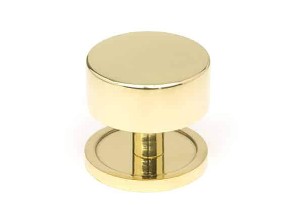 Polished Brass Kelso Cabinet Knob - 38mm (Plain) 1