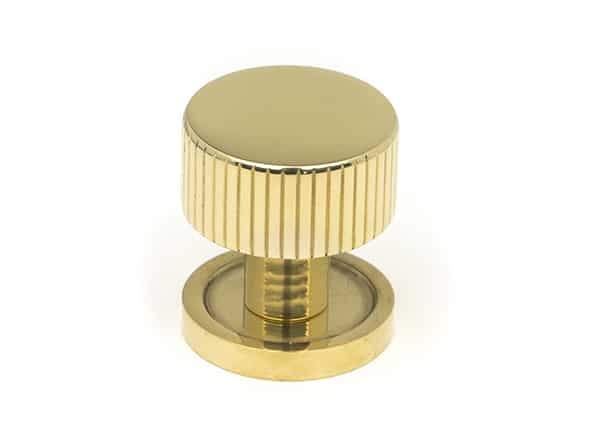 Polished Brass Judd Cabinet Knob - 25mm (Plain) 1