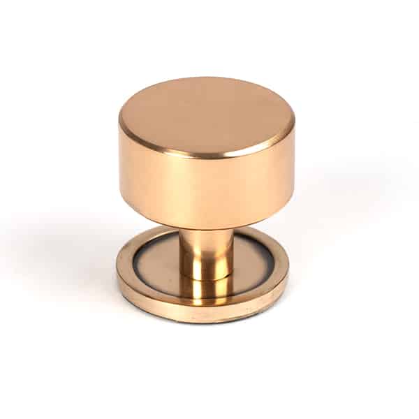 Polished Bronze Kelso Cabinet Knob - 32mm (Plain) 1