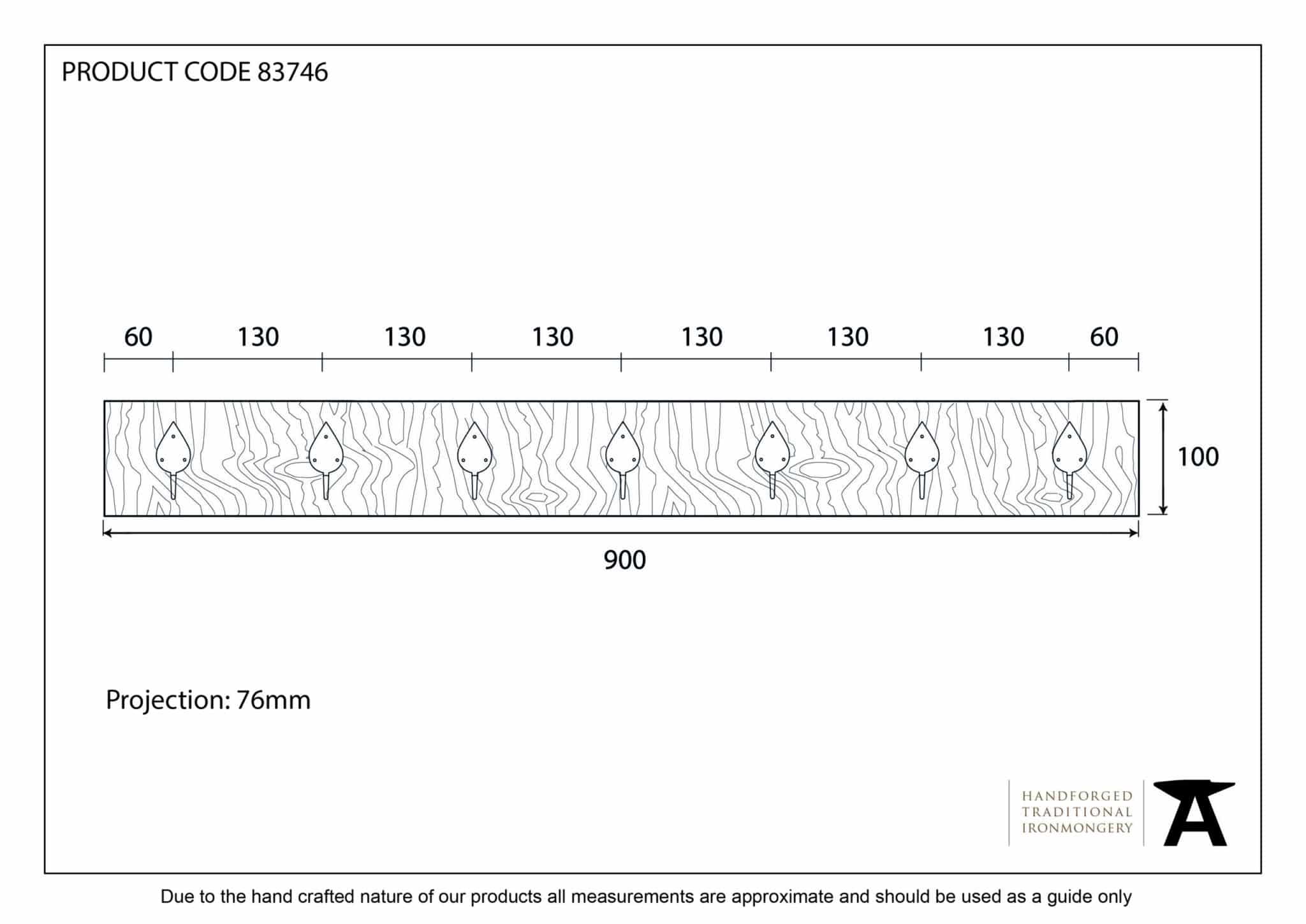 Timber Cottage Coat Rack 2