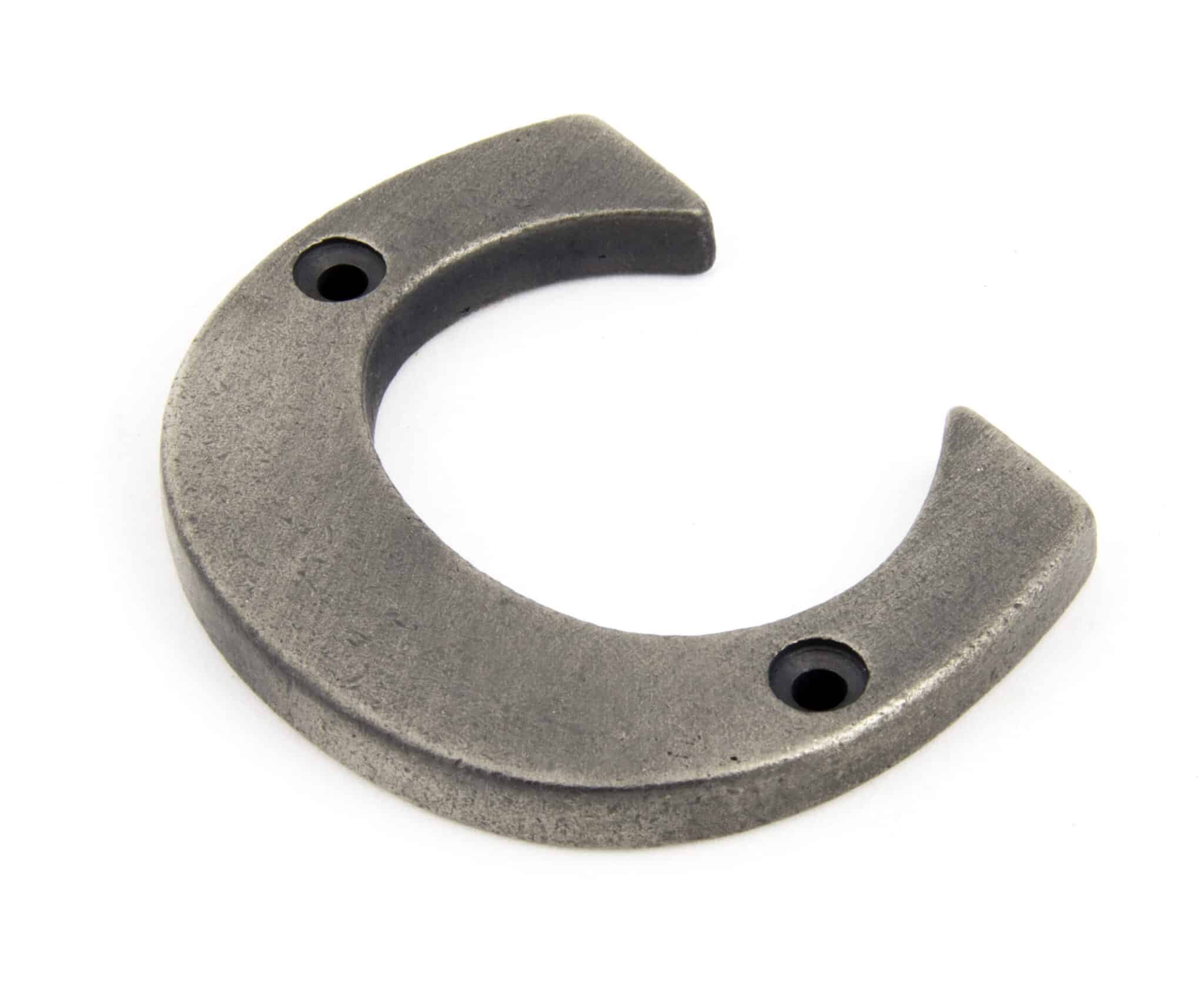 Antique Pewter Letter E 1