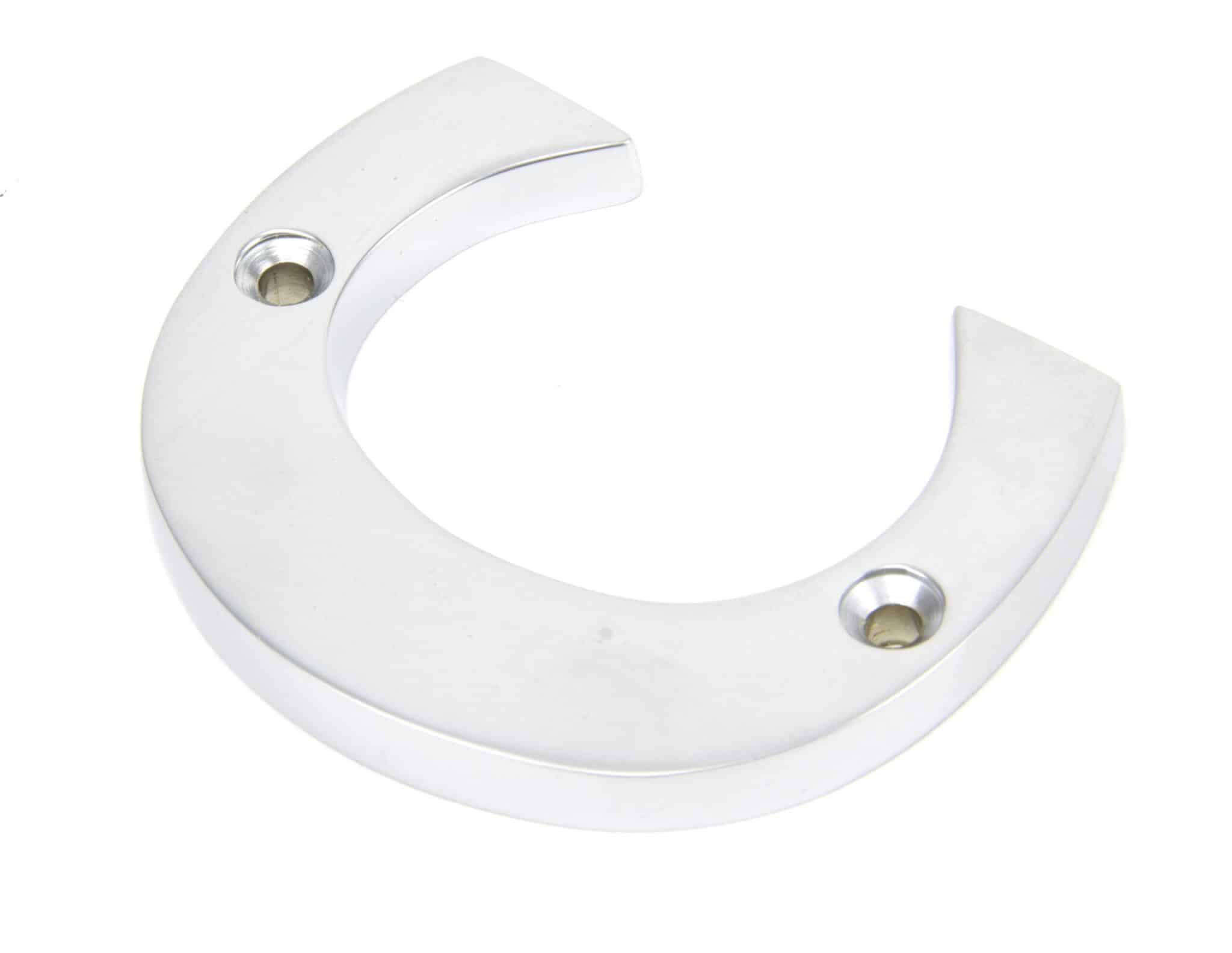 Satin Chrome Letter E 1