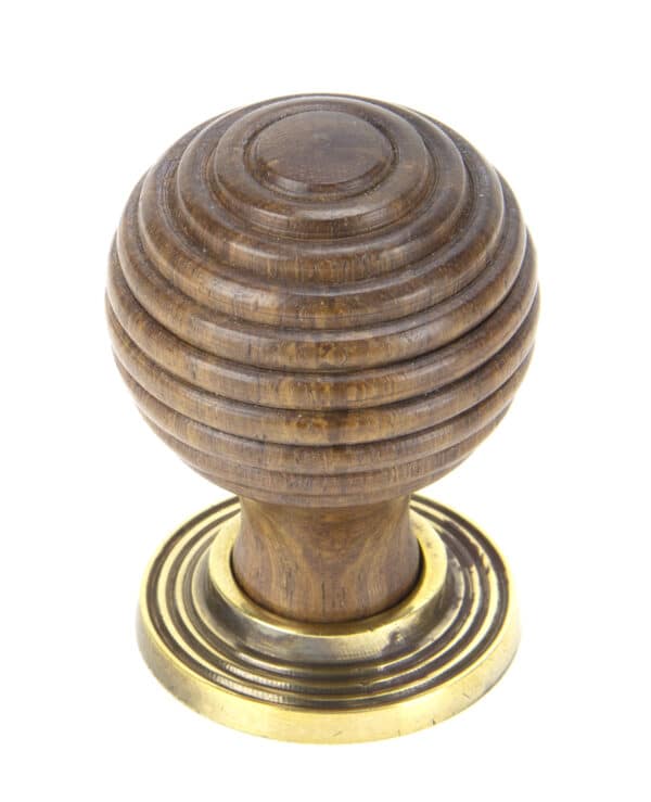 Rosewood and AB Beehive Cabinet Knob 35mm 1
