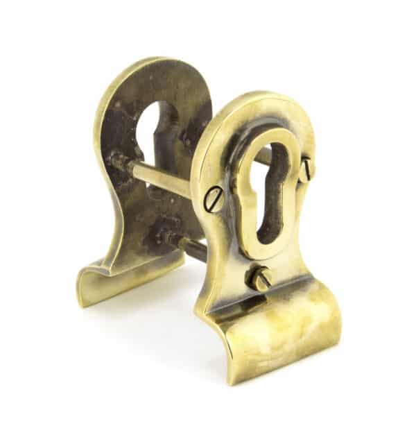 Aged Brass 50mm Euro Door Pull (Back to Back fixings) 2