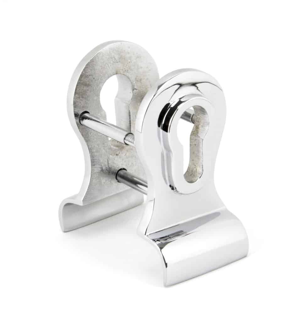 Polished Chrome 50mm Euro Door Pull (Back to Back fixings) 1