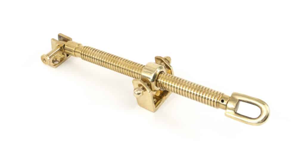Polished Brass 12" Fanlight Screw Opener 1