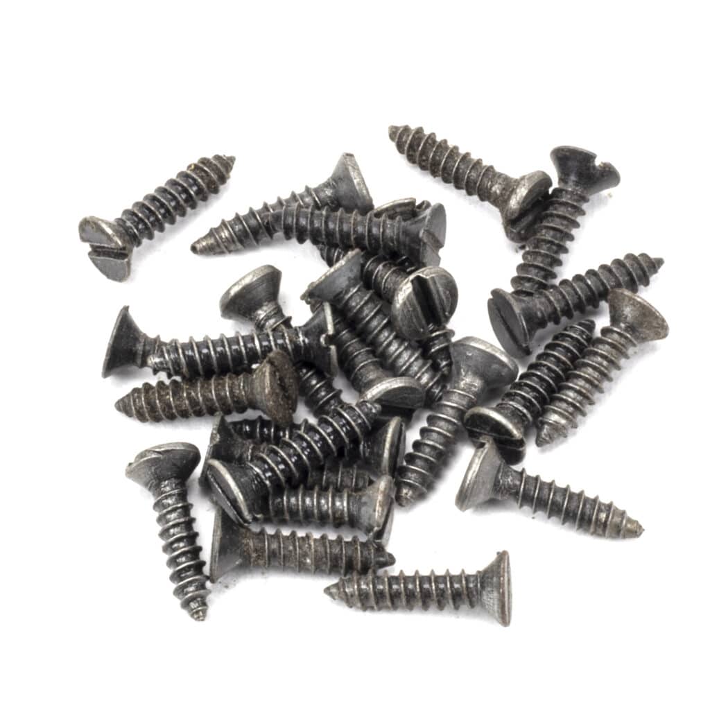 Pewter 8x½" Round Head Screws (25) 1
