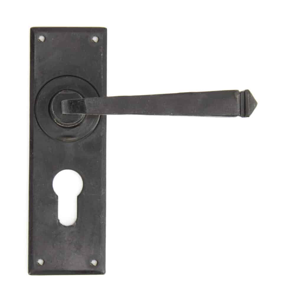 External Doors Beeswax Avon Lever Euro Lock Set 1