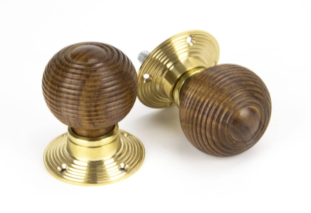Rosewood and PB Cottage Mortice/Rim Knob Set - Small 1